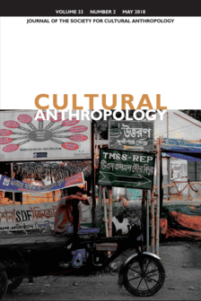 Cultural Anthropology 33.2 2018