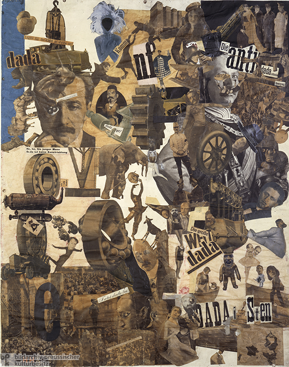 Collage (1919) von Hannah H”ch [1889 - 1978] Bildmaá 114 x 90 cmInventar-Nr.: NG 57/61Systematik: Geschichte / Deutschland / 20. Jh. / Weimarer Republik / Kulturleben / Kunst und Literatur